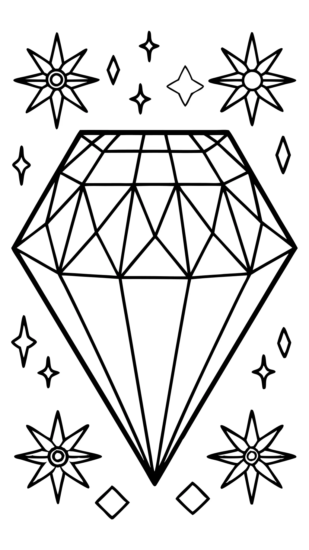 gem coloring page